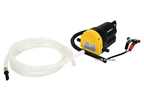 Помпа для перекачування оливи електрична VOREL : живлення від акумулятора 12 В, 80 Вт, 3 л/хв [10] Baumar - Порадуй Себе