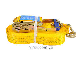 Пас для кріплення багажу з тріщаткою VOREL : 2500 daN, 50мм х 12м [5] Baumar - Порадуй Себе