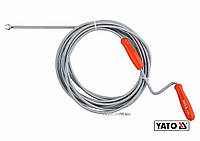 Трос для очищення каналізаційних труб YATO : Ø= 6 мм, l= 5 м [20]