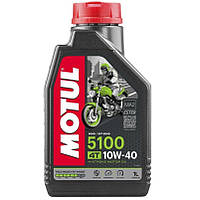 Масло для 4-х тактных двигателей MOTUL 5100 4T SAE 10W40 1 л (104066)