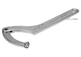Ключ гаковий з носиком на шарн з округленим болтиком в діапаз. M=120-180мм YATO, Хр-Ван. L=470мм [5] Baumar - Порадуй Себя