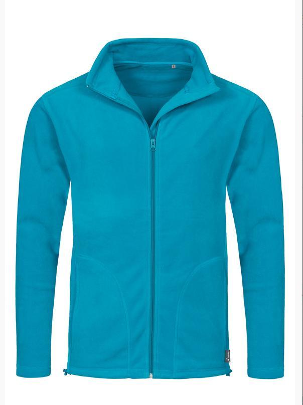 Флисовая кофта мужская красная на молнии Stedman - SREСТ5030