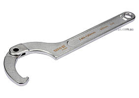 Ключ гаковий з носиком на шарнірі в діапаз. M= 80-120 мм YATO, Хр-Ванад., L= 340 мм [5/10] Baumar - Порадуй Себя