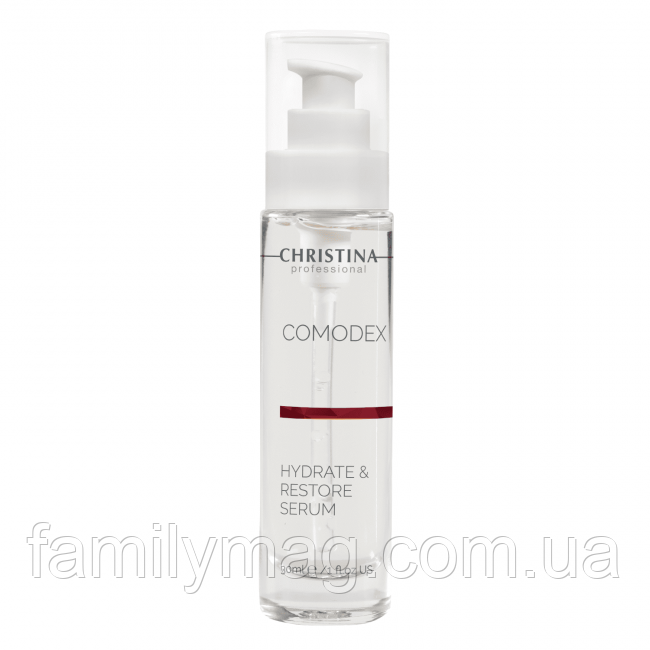 Зволожувальна та відновлювальна сироватка Комодекс NEW COMODEX HYDRATE & RESTORE SERUM Christina 30 мл