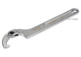 Ключ гаковий з носиком на шарнірі в діапаз. M= 35-50 мм YATO, Хр-Ванад., L= 210 мм [10/50] Baumar - Порадуй Себя