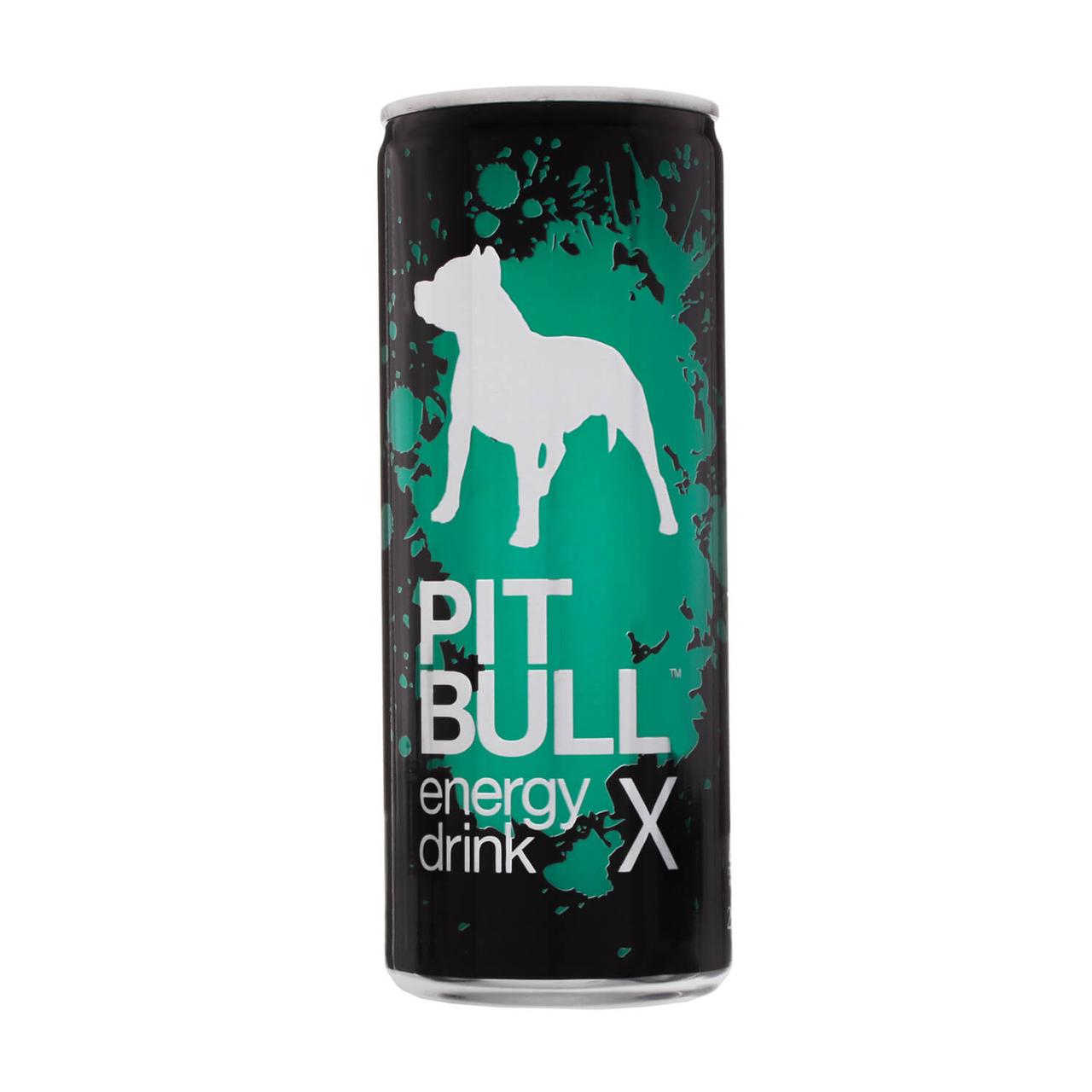 Енергетичний напій Pit Bull X, 0,25 л з/б*24шт