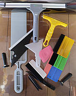 Комплект инструмента для тонирования стекла и склеивания виниловых пленок Ракель.