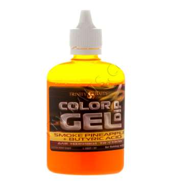 Гель-дип Trinity Baits Smoke Pineapple+Butyric Acid 100ml, цвет желтый ...