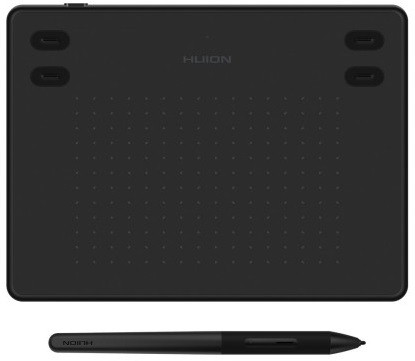 Графічний планшет Huion 4.8"x3" RTE-100 USB-C,чорний