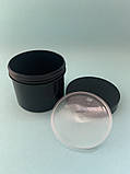 Баночка чорна з прокладкою 100 мл (тара для косметики), фото 2