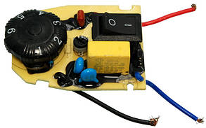 Кнопка (вимикач) з регулятором оборотів реноватора Зеніт ЗВШ- 410