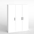 Шафа для одягу розпашна "Дует-2" 1950x1500x520мм Білий, фото 3