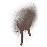 Аерозольна фарба матова коричнева шкіра RAL 8027 SLIDER 400 мл, емаль фарба у балончику коричнева, фото 2