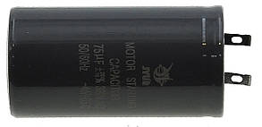 Конденсатор JYUL CD-60 75мкф - 300 VAC Пусковий - 50Hz. (42*81 mm)