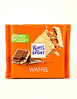 Шоколад молочный с вафлей Ritter Sport Waffel 100гр. (Германия)