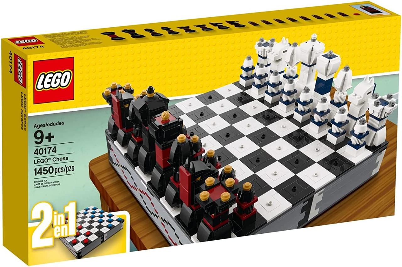 Уцінка! LEGO Iconic Chess Set 40174 Шахи. Новий, пошкоджена коробка.