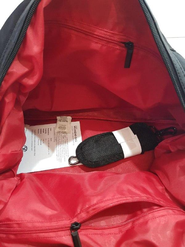 Мужская дорожная сумка с плечевым ремнем Christian Lacroix для тренировок и поездок (черная) - фото 5 - id-p1850841896