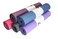 Коврик Yoga mat 8-80 для йоги, фитнеса, пилатеса, растяжки