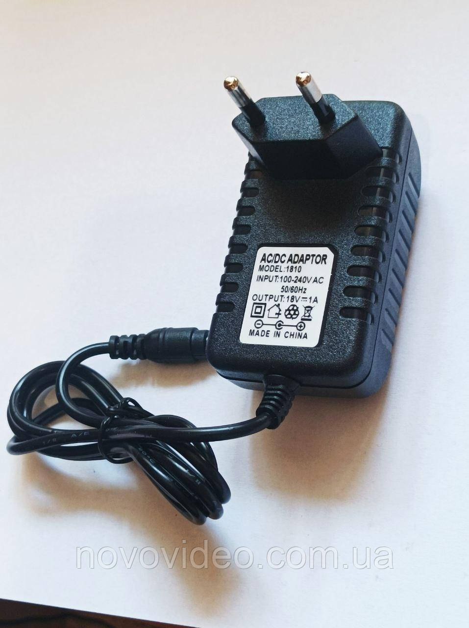 Блок питания 18 вольт на 1 ампер в розетку постоянного тока ...