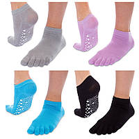 Шкарпетки для йоги фітнесу і пілатесу з пальчиками XIANZUZIA