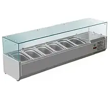 Вітрина для топпінгів, піци, салатів HURAKAN GXD1400GC