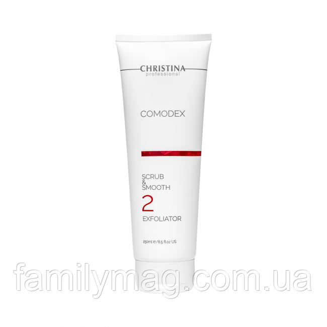 Вирівнювальний скраб-ексфоліатор  Comodex Scrub & Smooth Exfoliator Christina 250 мл