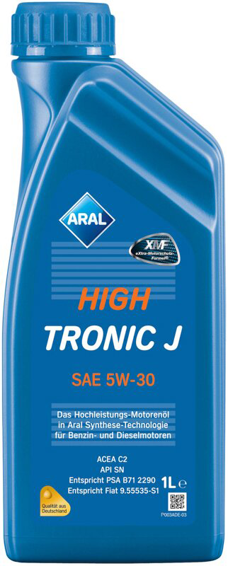Синтетична моторна олива ARAL 5W30 High Tronic J (1 л)