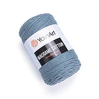 Yarnart MACRAME COTTON (Макраме котон) №795 світлий джинс (Пряжа, нитки для в'язання макраме)