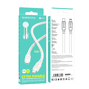 Кабель USB Borofone BX81 PD Type-C to Lightning, фото 2