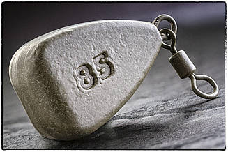 Грузило коропове  Пласке ORANGE Lead Bead з вертлюгом 85 гр