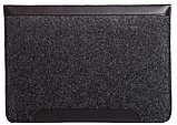 Повстяний чохол Gmakin для ноутбука MacBook Air Pro 13" New конверт папка для макбук із повсті чорний, фото 4