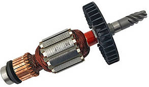 Якір (ротор)   шабельної пилки Maktec MT450 Makita оригінал 518693-4(165*41 5-з право конус)