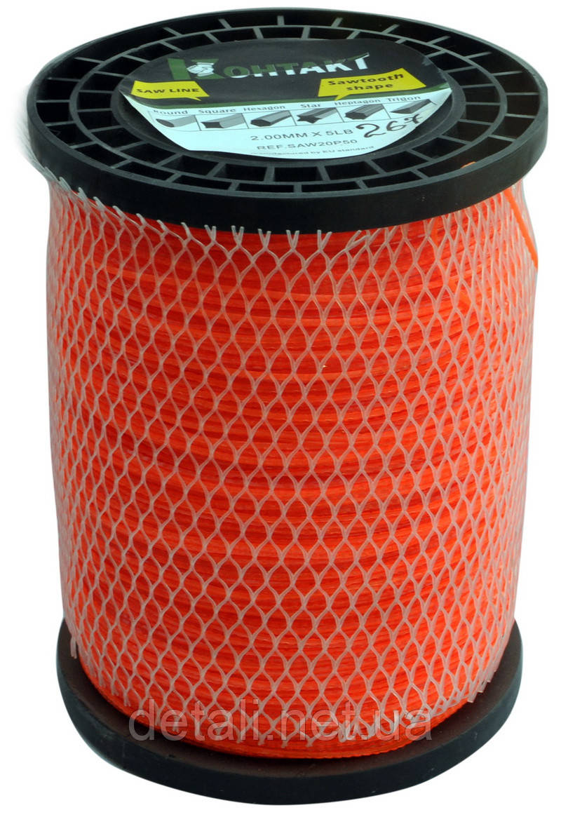 Ліска косильна ріжучий зуб d2 мм 5 LB (630 м)