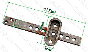 Шток лобзика L117 S12 чарка 29*12 мм