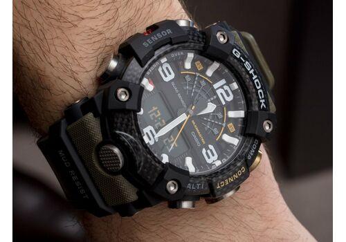 Стильные полимерные мужские наручные часы Casio оригинал Япония G-Shock GG-B100-1A3ER с полимерным ремешком - фото 3 - id-p1850860131