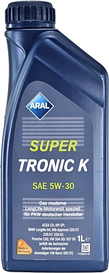 Синтетична моторна олива ARAL 5W30 Super Tronic K (1 л)