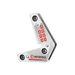 Кутник магнітний для зварювання, 30°, 45°, 60°, 75°, 90°, 135°, 11 кг, 75×85 мм