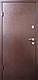 Вхідні квартирні двері Метал/МДФ Стандарт М Класик Qdoors 85х204 см Вишня морена, фото 2