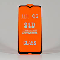 Защитное стекло на Xiaomi Redmi 8A клей по всей поверхности 21D