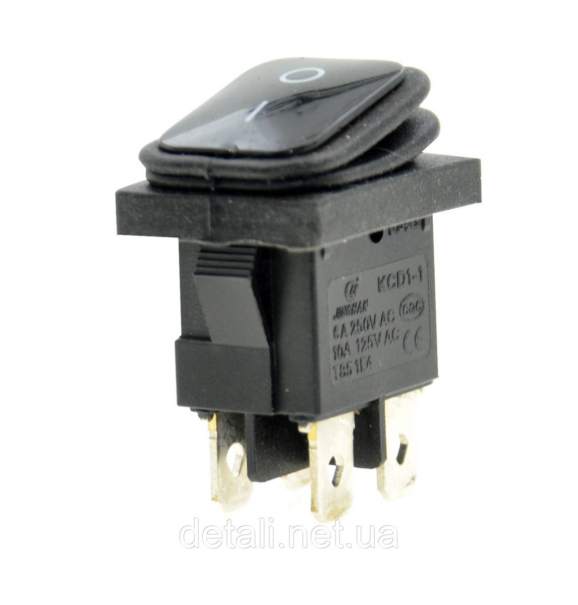 Купить Тумблер 2 положения 4 контакта 18*23 мм с пыльником 6A, цена 96 ...