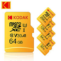 Карта памяти Kodak 64 ГБ 128 ГБ MicroSD Class 10 UHS-I U3 V30 A1