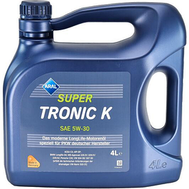 Синтетична моторна олива ARAL 5W30 Super Tronic K (4 л)