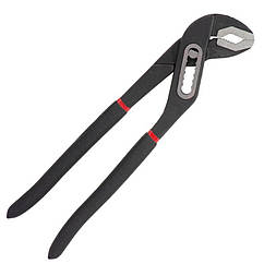 Кліщі сантехнічні 180мм, коване залізо 40CrV, полив'яні двошарові рукоятки, STORM