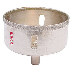 Свердел алмазний трубчастий по склу та кераміці 65 мм