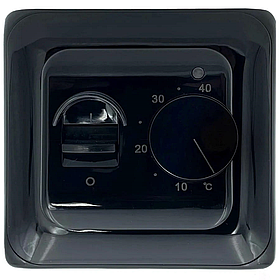 Терморегулятор для теплої підлоги RTC 70.26 (чорний) з датчиком підлоги 3 метри