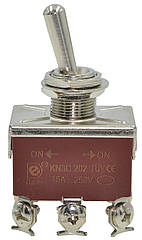 Тумблер KN (3) C-202 ON-ON (6 pin) 15A 250VAC Daier