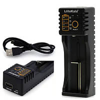 Зарядное устройство LiitoKala Lii-100, универсальное, 14500/16340/18650/26650, USB