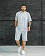 Чоловічий літній костюм оверсайз шорти та футболка, фото 8