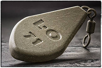 Грузило коропове Трилоб Lead Glider ORANGE с вертлюгом 71 гр