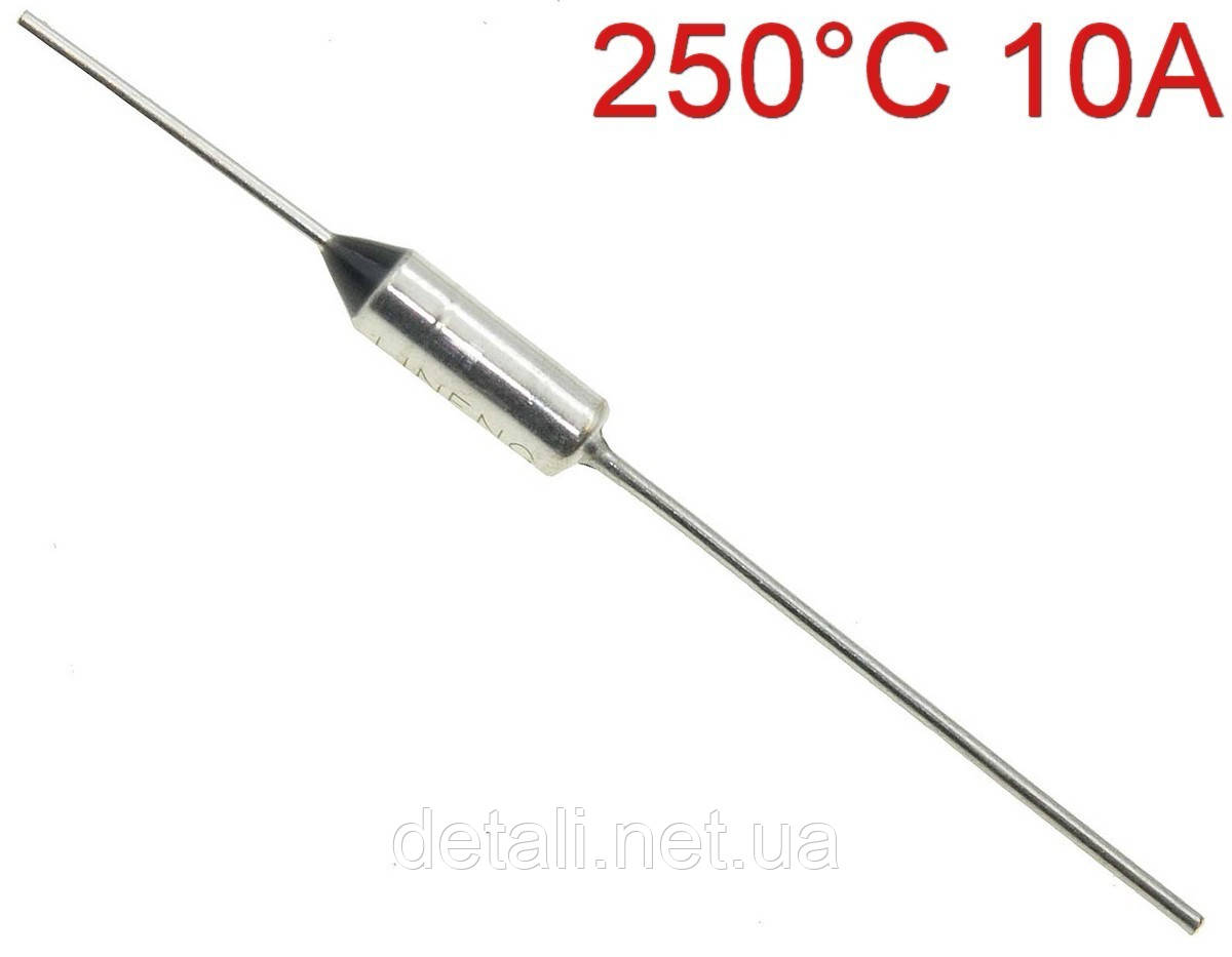 Термозапобіжник 250°C 10А250V RY01, фото 1